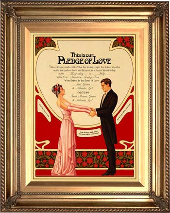Personalized Anniversary Certificate