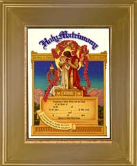 Personalized Marriage Certificate