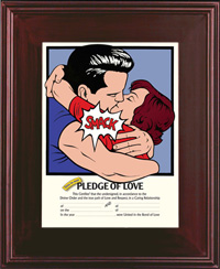 Personalized marriage certificate